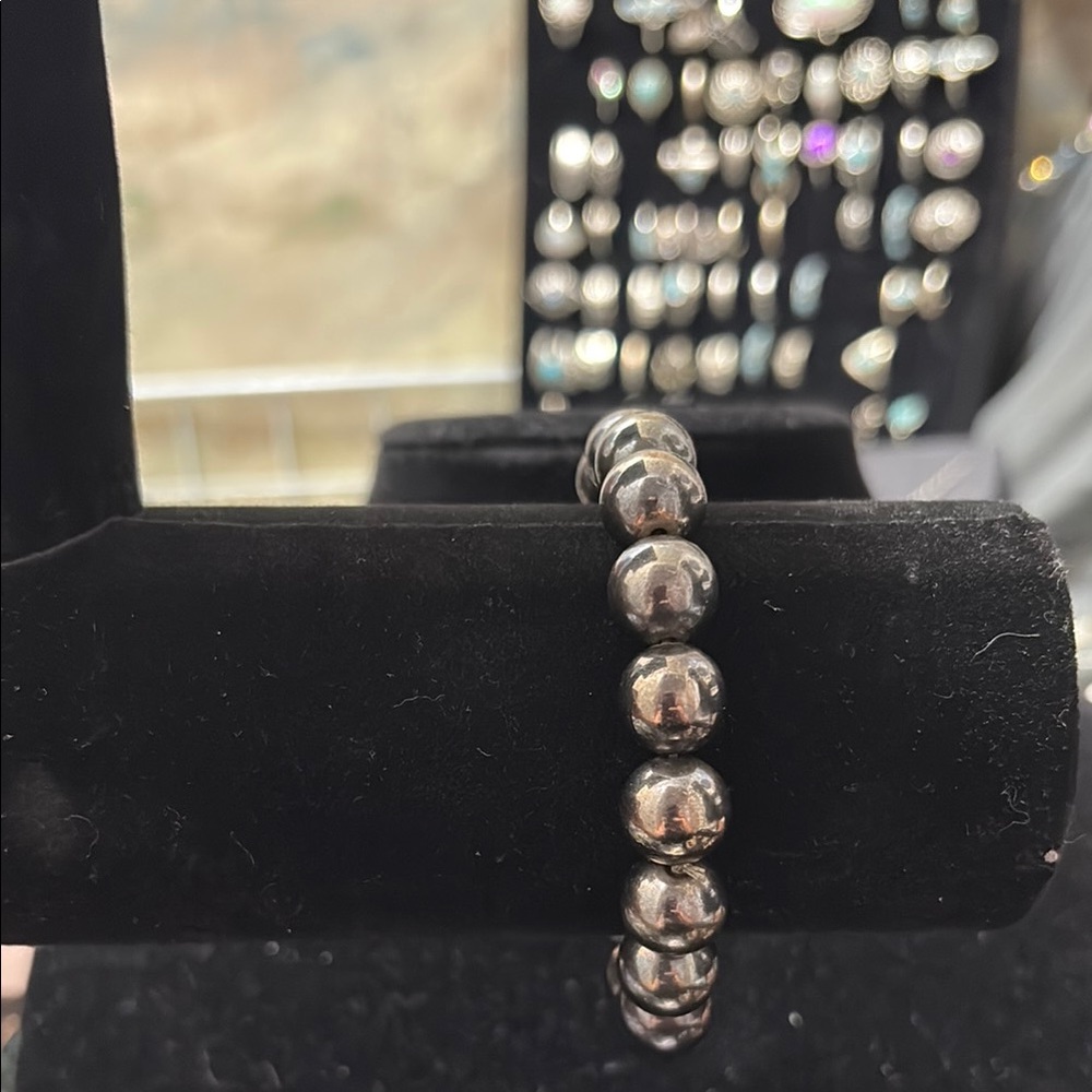 Hematite Beaded Bracelet